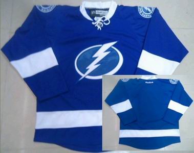 Tampa Bay Lightning blank jerseys blue