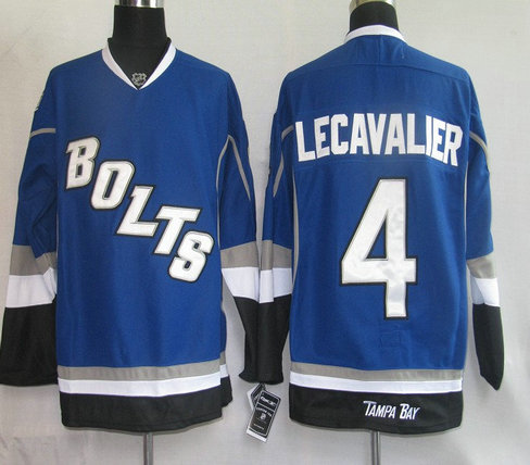 NHL Jerseys Tampa Bay Lightning 4# Vincent Lecavalier Blue