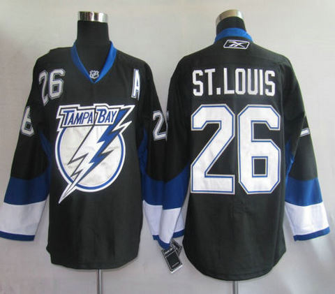 NHL Jerseys Tampa Bay Lightning 26# ST louis Black