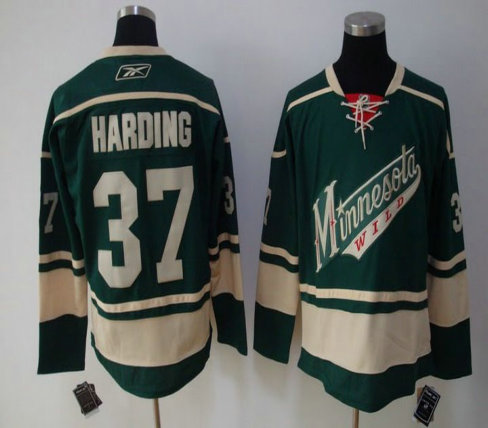 NHL jerseys Minnesota Wild 37# HARDING green