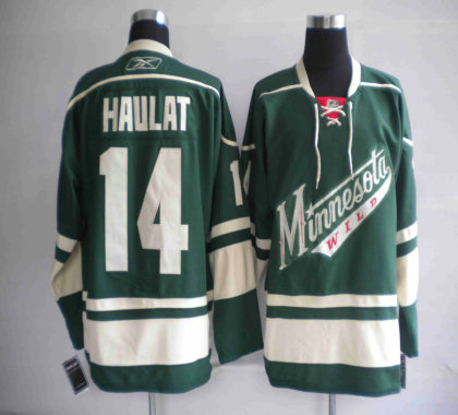 Minnesota Wild 14# HAULAT GREEND jerseys