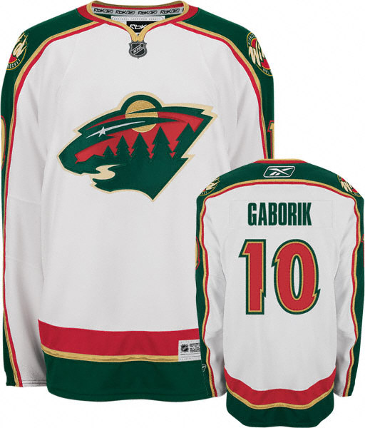 NHL jerseys Minnesota Wild 10 GABORIK White