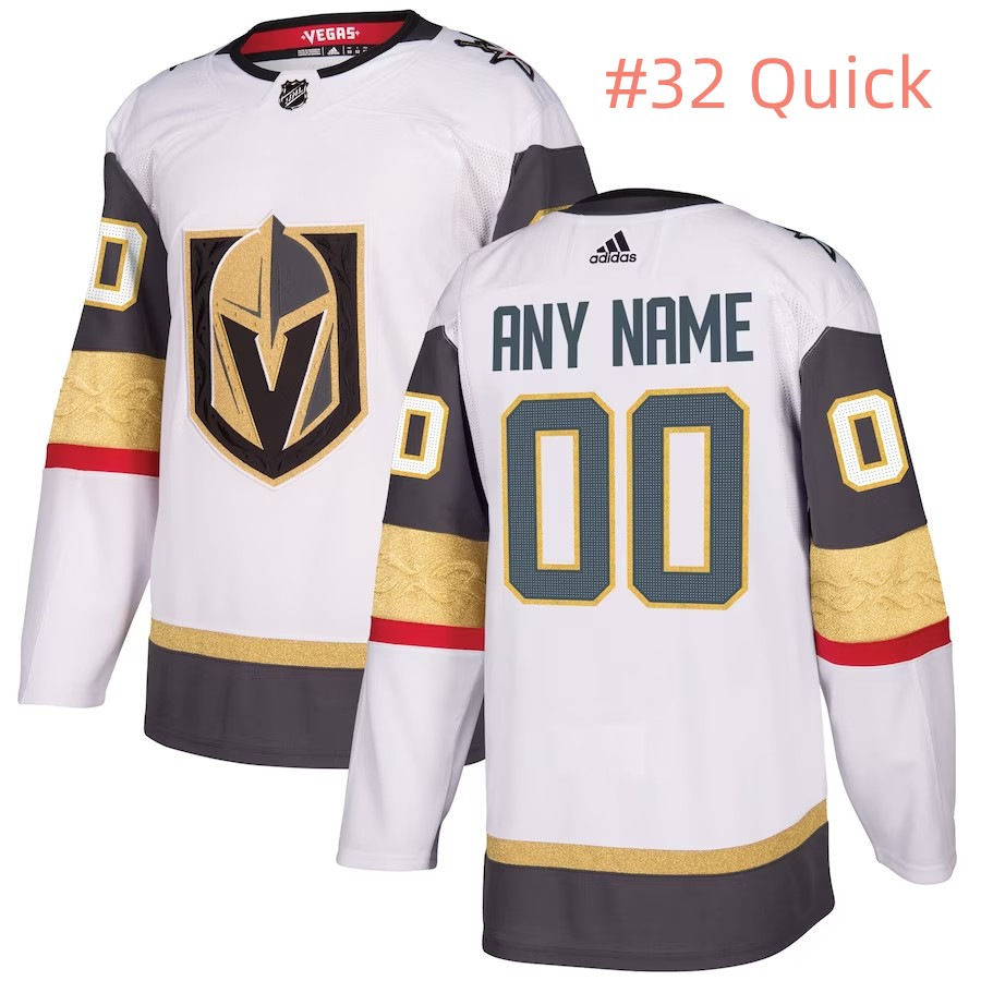 Men's Vegas Golden Knights #32 Jonathan Quick White Jersey