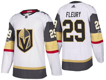 2017-2018 Season New Team Vegas #29 Marc-Andre Fleury Golden Knights White Jerseys