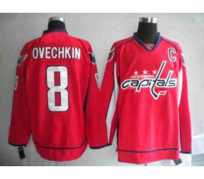 Jerseys ,Washington Capitals 8 A.Ov Red