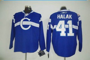 montreal canadiens 41 halak blue w