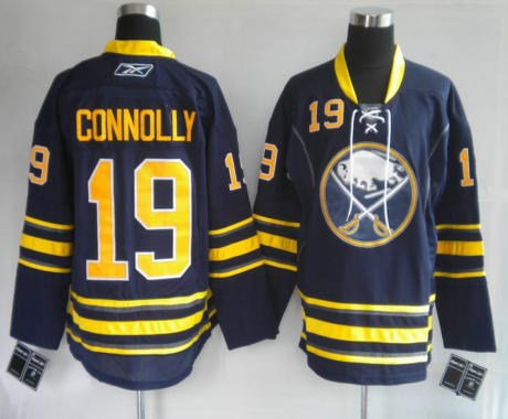 buffalo sabres 19# connolly blue jerseys