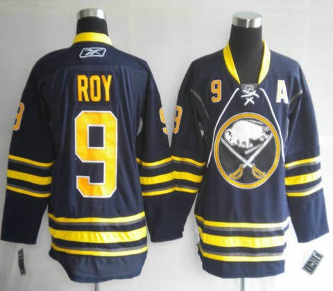 nhl jerseys buffalo sabres 9# roy blue