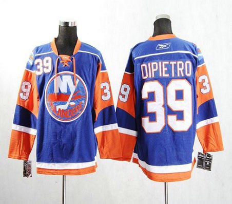 nhl new york islanders 39 dipietro blue jerseys