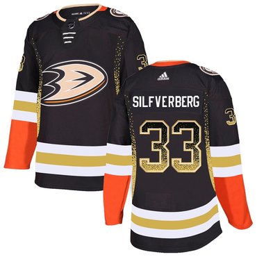 Ducks 33 Jakob Silfverberg Black Drift Fashion Adidas Jersey