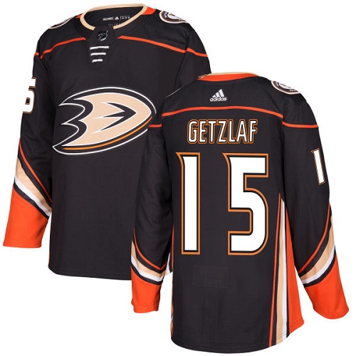 Adidas Ducks #15 Ryan Getzlaf Black Home Authentic Stitched NHL Jersey