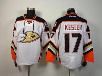 Anaheim Ducks #17 Ryan Kesler White New Road NHL Jersey