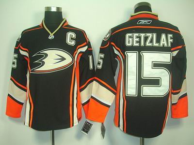 NEW Anaheim Ducks 15 Ryan Getzlaf Premier black Jersey