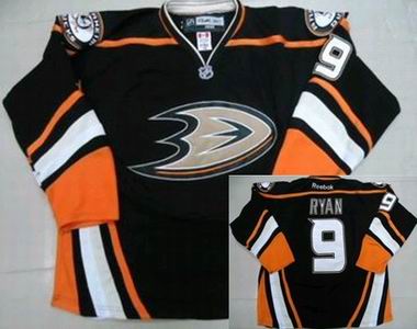 new Anaheim Ducks 9 Bobby Ryan Black Jerseys