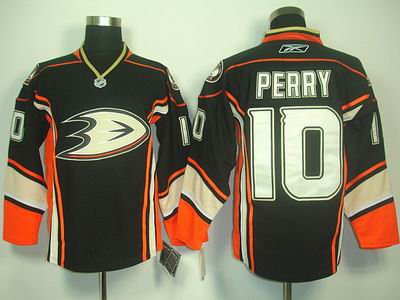 NEW Anaheim Ducks 10 PERRY BLACK Jersey