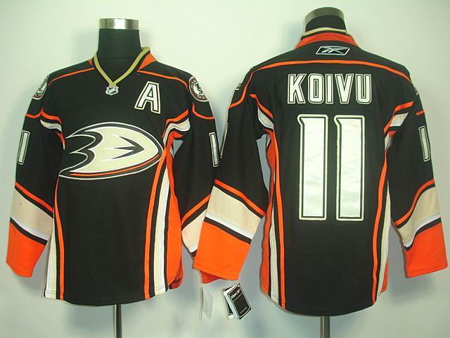 NHL Jerseys Anaheim Ducks 11# koivu black