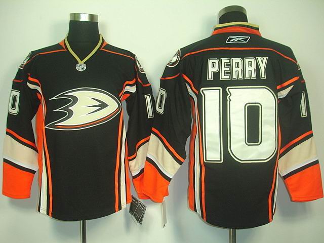 NHL Jerseys Anaheim Ducks 10# perry black