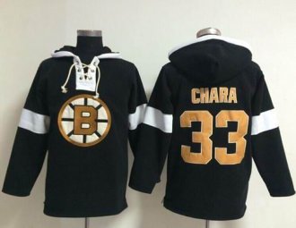 Boston Bruins #33 Zdeno Chara Black NHL Pullover Hoodie