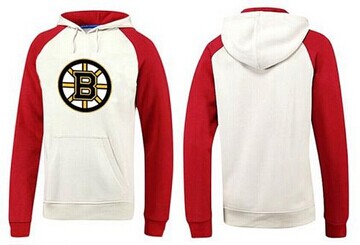 Boston Bruins Pullover Hoodie White & Red