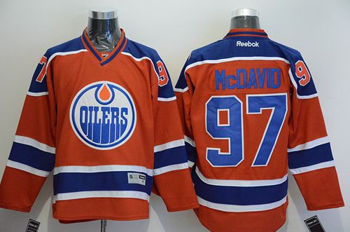 Edmonton Oilers #97 Connor McDavid Orange Stitched NHL Jersey