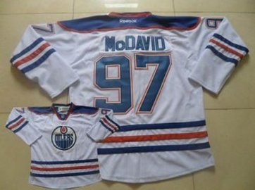 Edmonton Oilers #97 Connor McDavid White Stitched NHL Jerseys