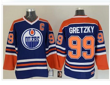 Edmonton Oilers #99 Wayne Gretzky Light Blue CCM Throwback Stitched NHL Jersey