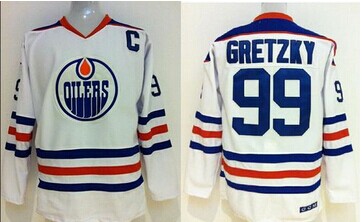 Edmonton Oilers Wayne Gretzky #99 Stitched White CCM Throwback NHL Jersey