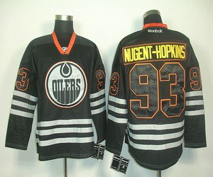 edmonton oilers 93 nugent-hopkins black ice nhl jerseys