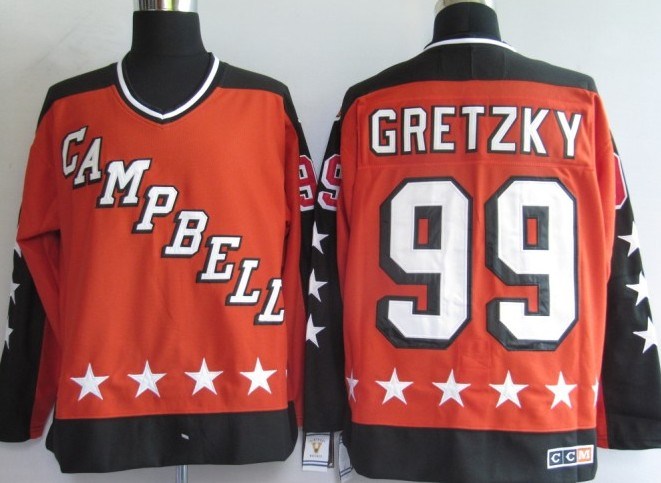 nhl jerseys edmonton oilers 99 gretzky orange [all star