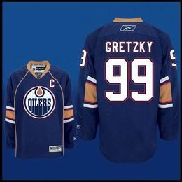 edmonton oilers 99 wayne gretzky navy