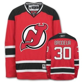 NHL New Jersey Devils #30 Martin Brodeur Home Red Jersey