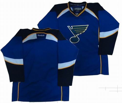 ST.LOUIS BLUES BLANK Blue Third Jerseys