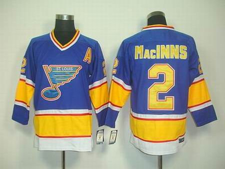 St Louis Blues 2 Al Macinns Blue CCM jerseys