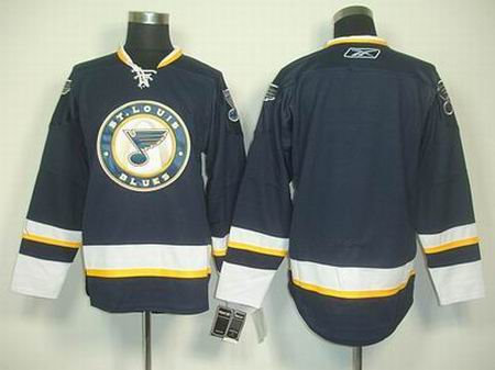 ST LOUIS BLUES blank blue Jerseys