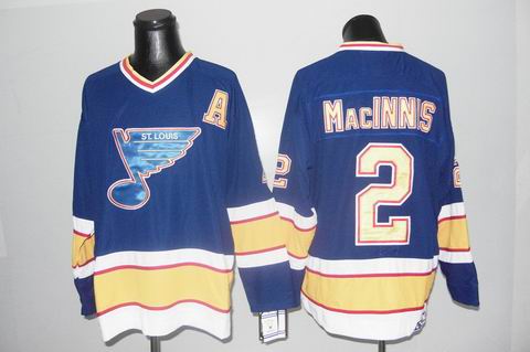 nhl st. louis blues 2 macinnis blue