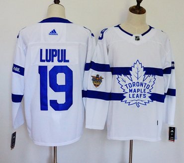 Maple Leafs 19 Joffrey Lupul White 2018 NHL Stadium Series Adidas Jersey