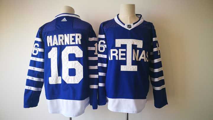 Maple Leafs 16 Mitch Marner Blue Adidas Jersey