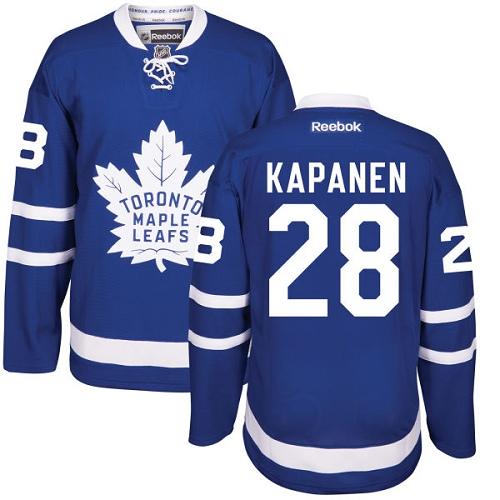 Maple Leafs #28 Kasperi Kapanen Blue New Stitched NHL Jersey