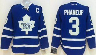 Toronto Maple Leafs #3 Dion Phaneuf Blue Stitched NHL Jersey