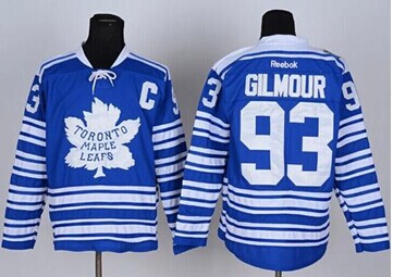 Toronto Maple Leafs #93 Doug Gilmour Blue 2014 Winter Classic Stitched NHL Jersey