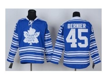 nhl jerseys toronto maple leafs #45 bernier blue(2014 winter classic)