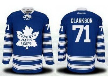 Toronto Maple Leafs 71 David Clarkson Blue NHL Jerseys