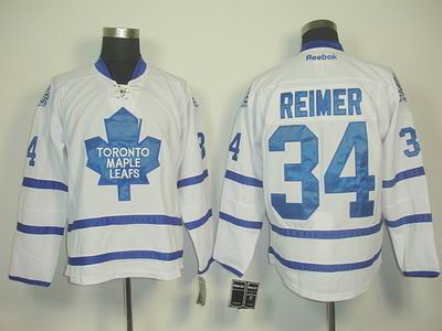 Toronto Maple Leafs 34 REIMER white JERSEY