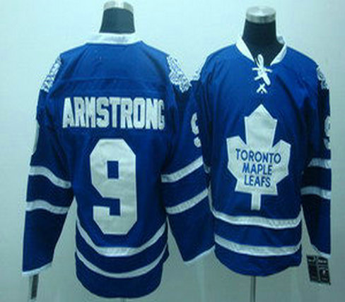 Toronto Maple Leafs 9 Armstrong blue jerseys