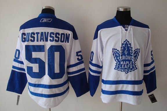 RBK NHL Jerseys Pittaburgh Toronto Maple Leafs 51# Gustavsson WHITE