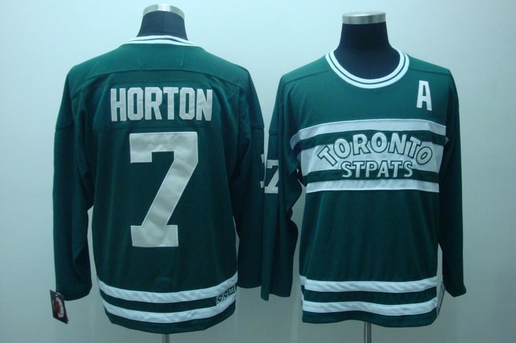 RBK NHL Jerseys Pittaburgh Toronto Maple Leafs 7# Horton GREEN