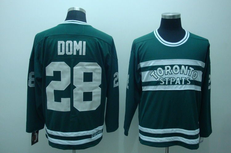 RBK NHL Jerseys Pittaburgh Toronto Maple Leafs 28# DOMI Green