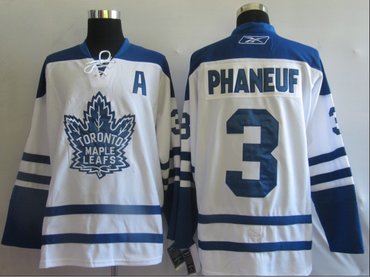 NHL Jerseys Pittaburgh Toronto Maple Leafs 3# Phaneuf white