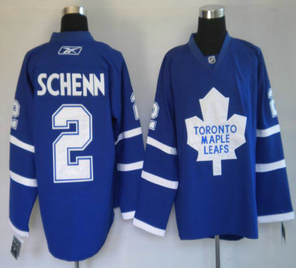 Pittaburgh Toronto Maple Leafs 2# Schnee blue jerseys