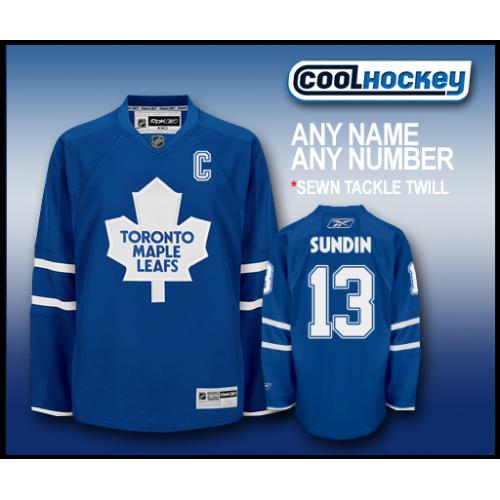 Toronto Maple Leafs SUNDIN #13 blue Rbk Jersey